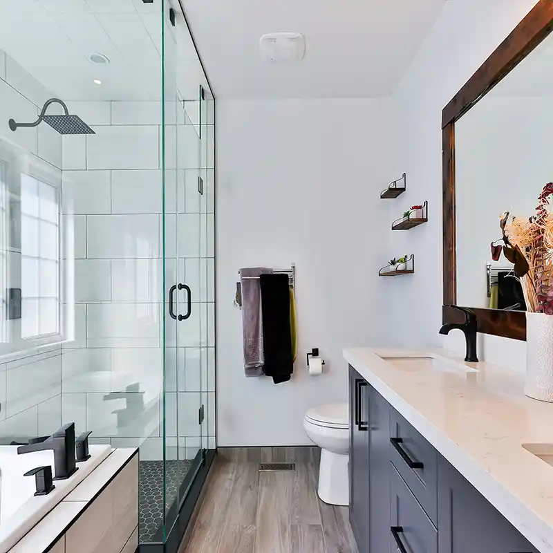 salle de bains après travaux